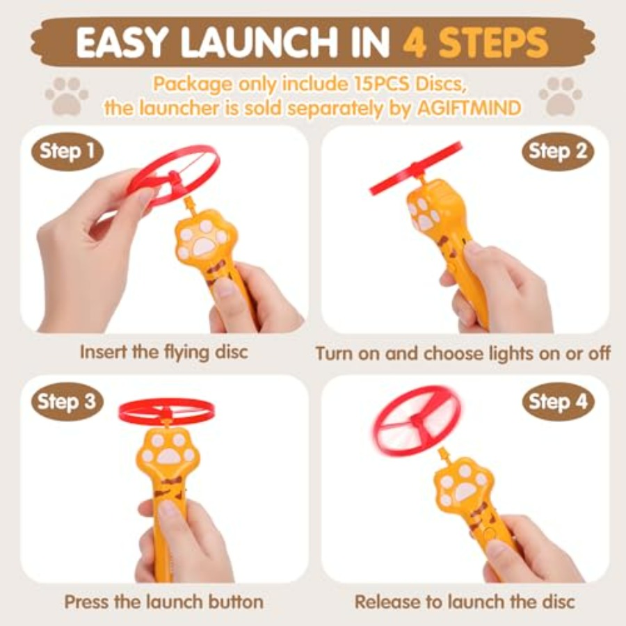 15 PCS Flying Spinners for Dis - Outdoor Hunting Launcher のレビューと価格