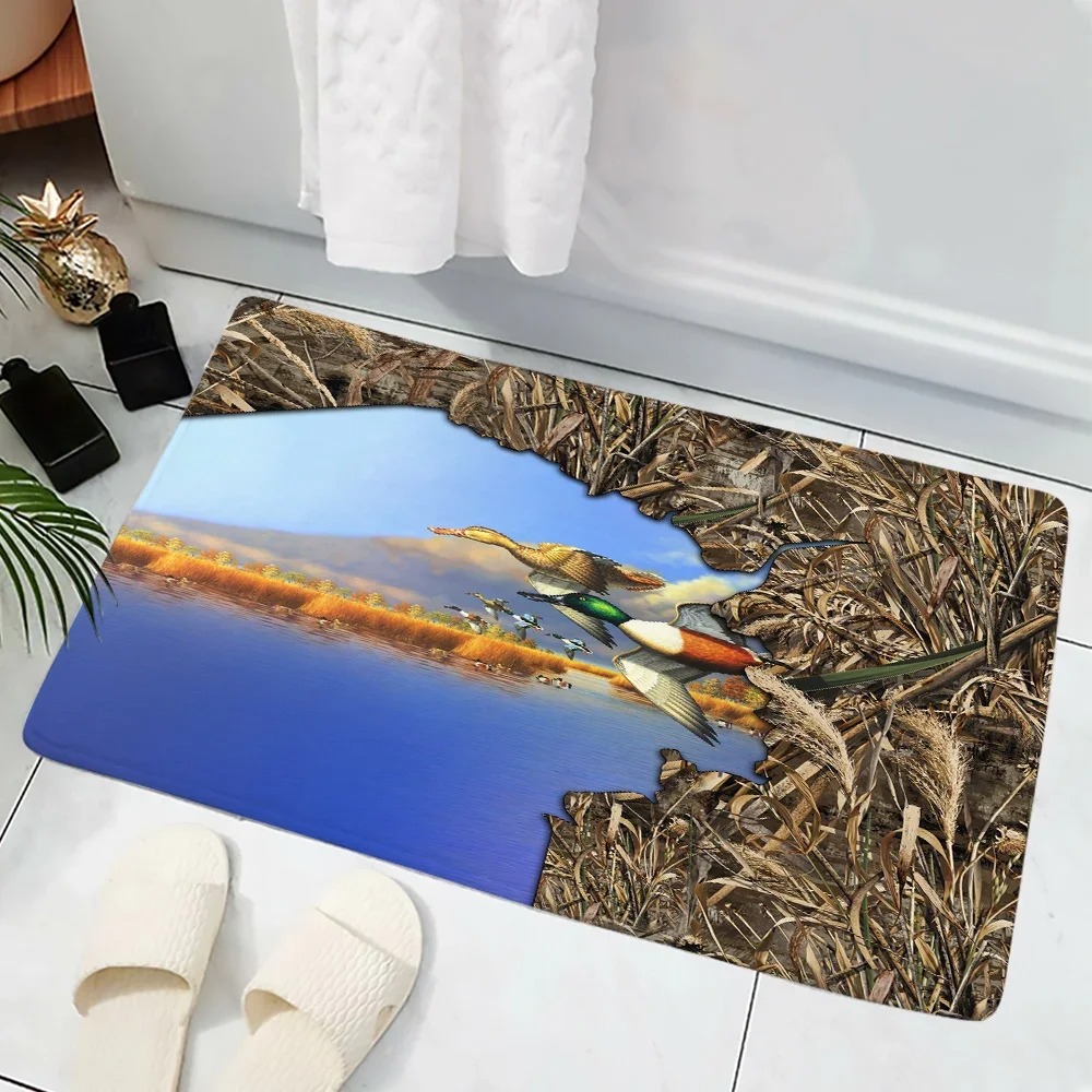 Camouflage Forest Boar Print D - Hunting Outdoor Rug のレビューと価格