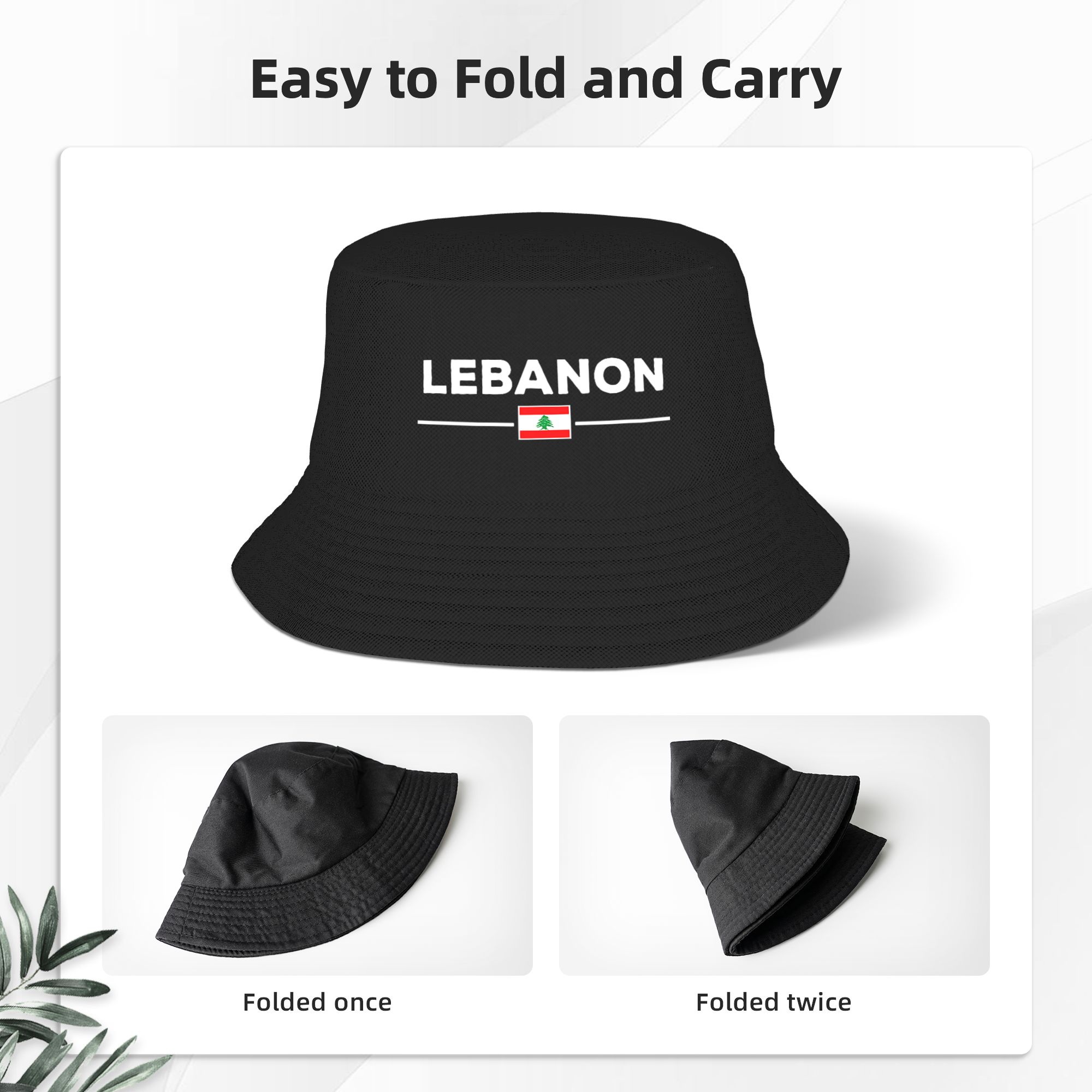 Lebanon Flag Map Bucket Hat Su - Outdoor Hunting Maps のレビューと価格