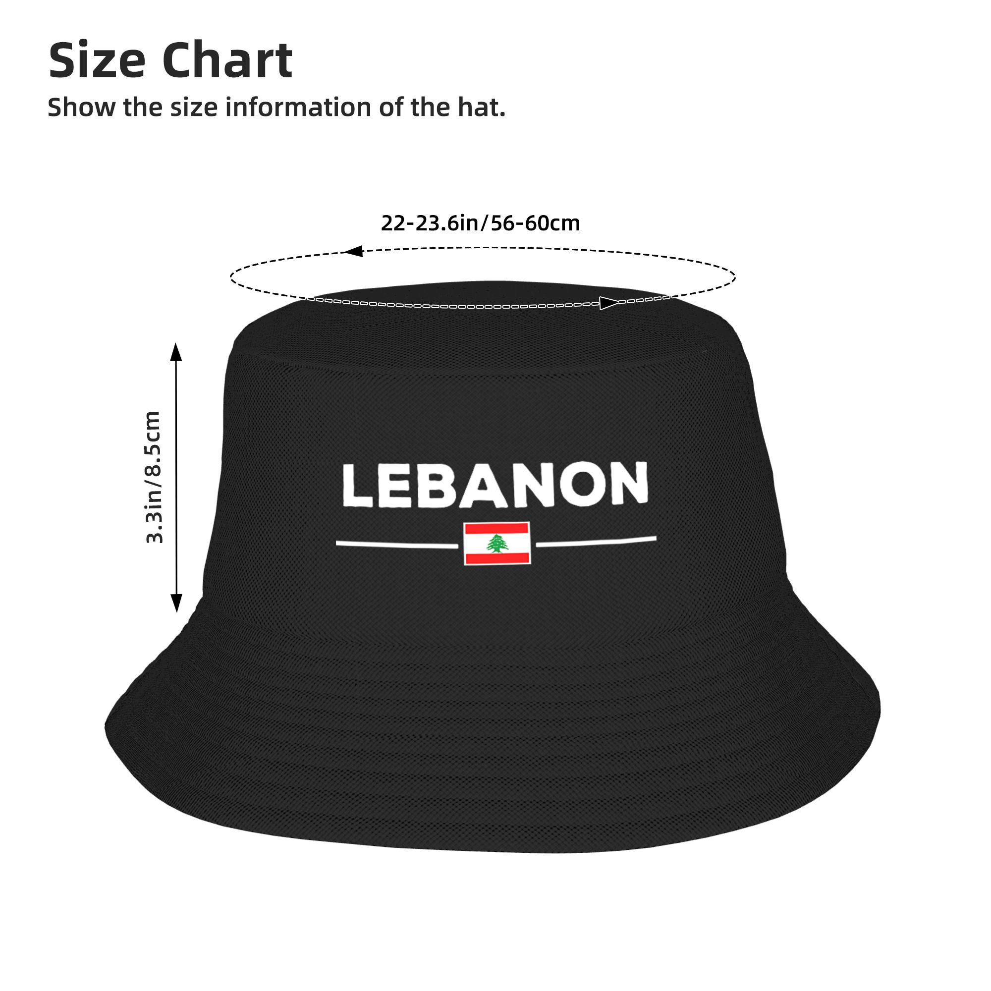 Lebanon Flag Map Bucket Hat Su - Outdoor Hunting Maps のレビューと価格