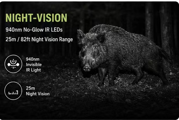 Solar Wildlife 50MP 4K Video T - Outdoor Hunting Camera Wifi のレビューと価格