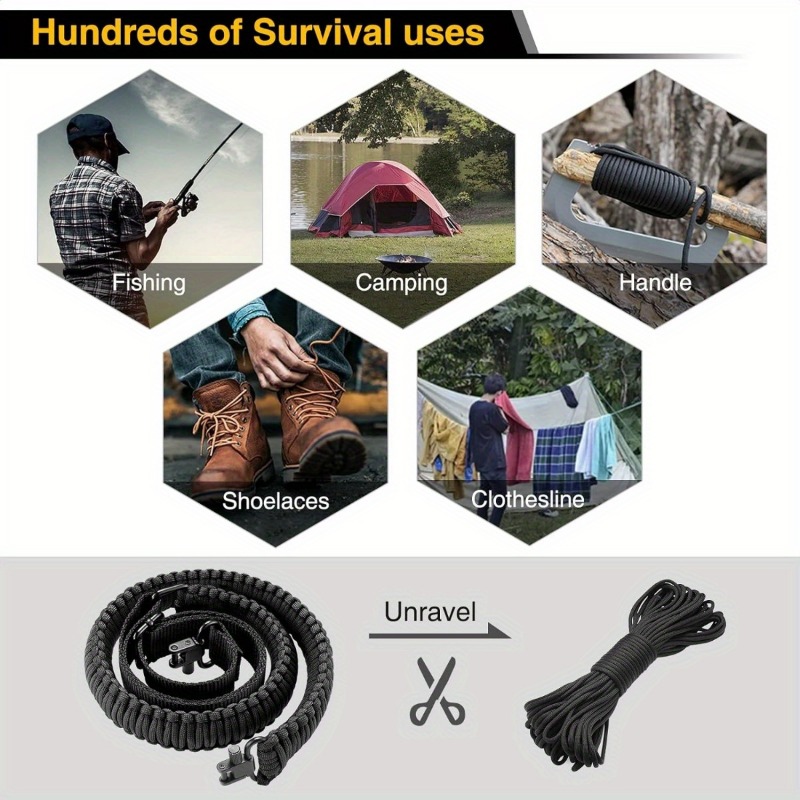 Shotgun Sling 550 Paracord Rif - Rifle Sling Swivel のレビューと価格
