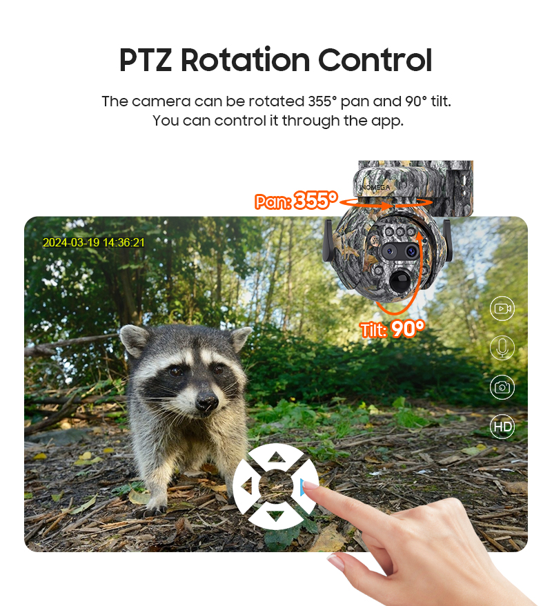 INQMEGA 4K 4G SIM Solar Securi - Outdoor Hunting Camera Wifi のレビューと価格