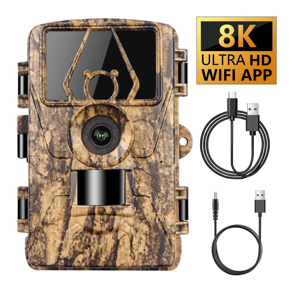 PR801W Ultra Clear 8K Video 60 - Outdoor Hunting Camera Wifi のレビューと価格