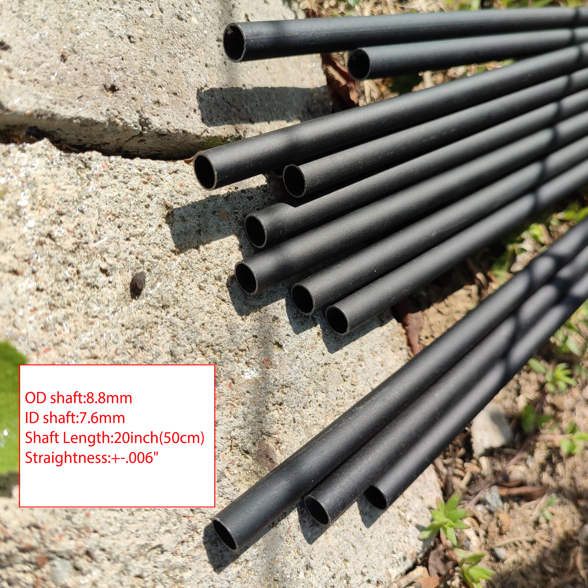 9PCS 20Inches Archery Carbon A - Arrow Carbon Shaft のレビューと価格