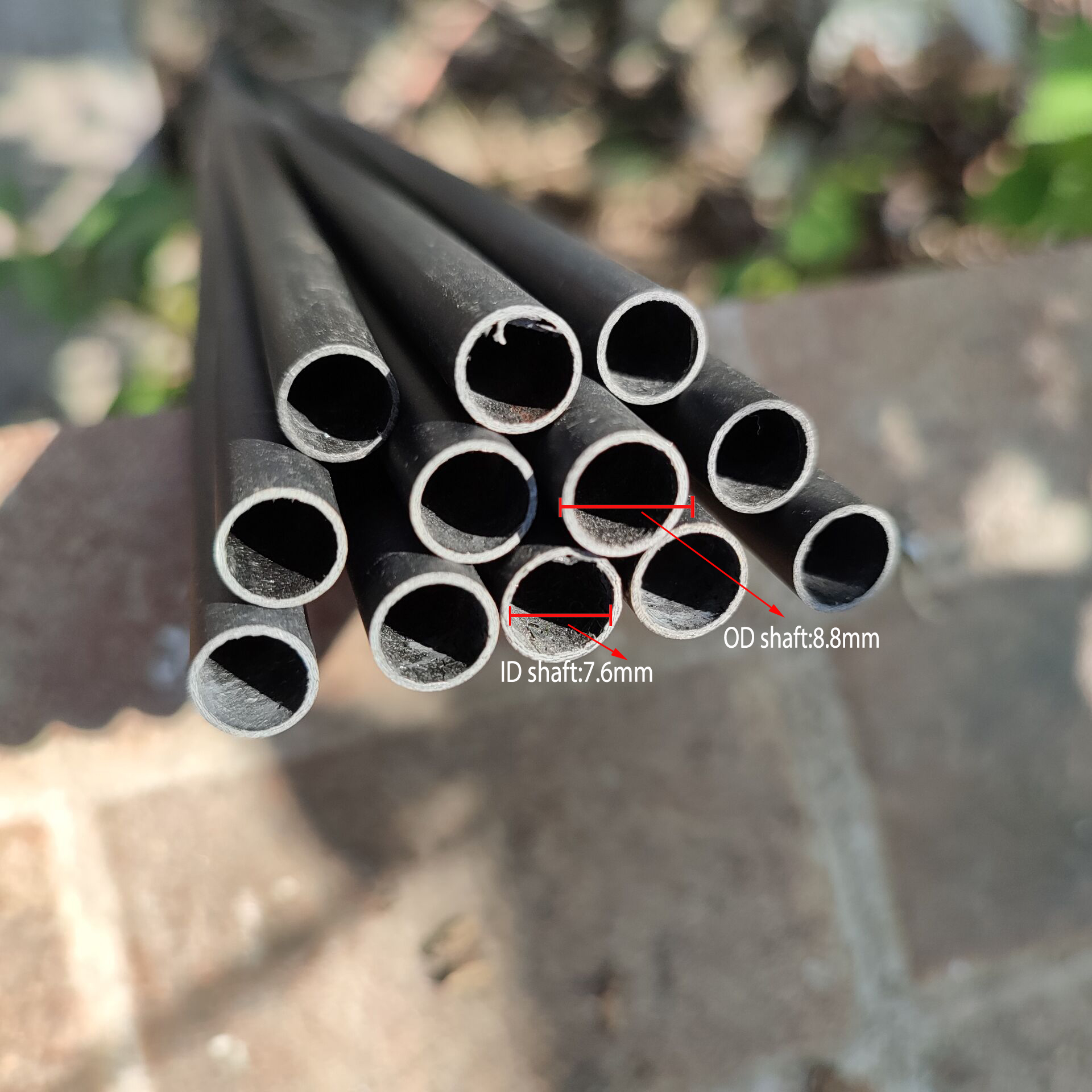 9PCS 20Inches Archery Carbon A - Arrow Carbon Shaft のレビューと価格