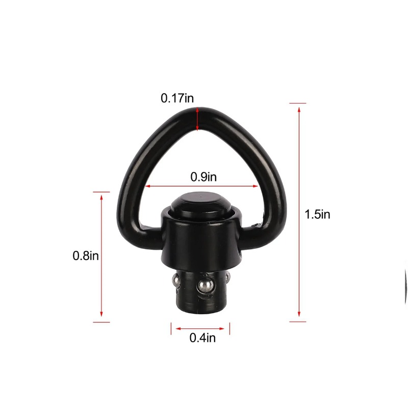 1/2PCS Rifle Push Button QD Re - Rifle Sling Swivel のレビューと価格