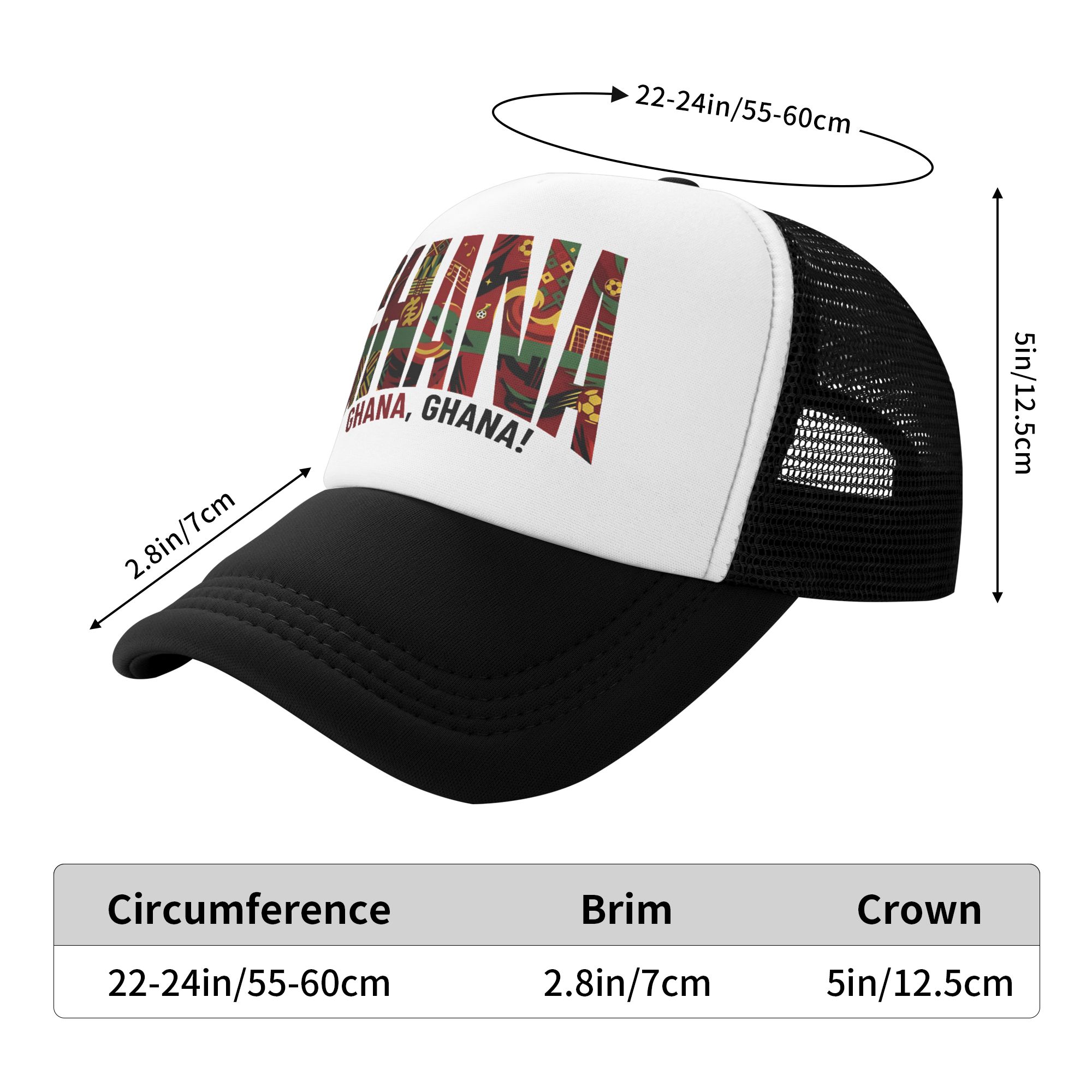 Ghana National Team  Sun Hats  - Outdoor Hunting Logo のレビューと価格
