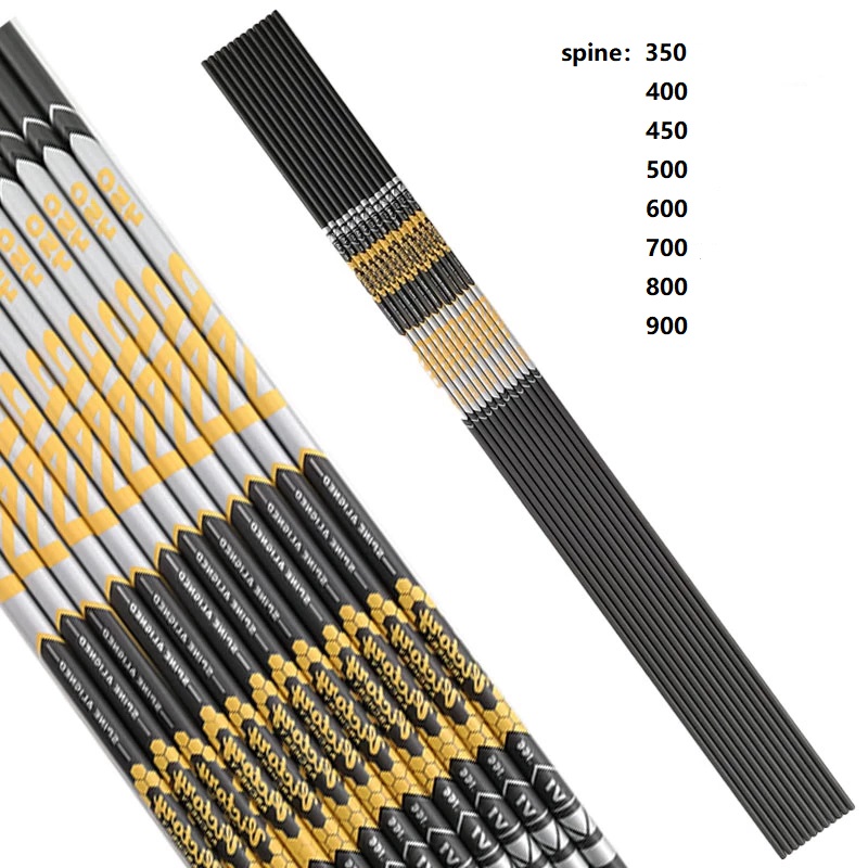 12PCS V1  Spine 350 400 450 50 - Arrow Carbon Shaft のレビューと価格
