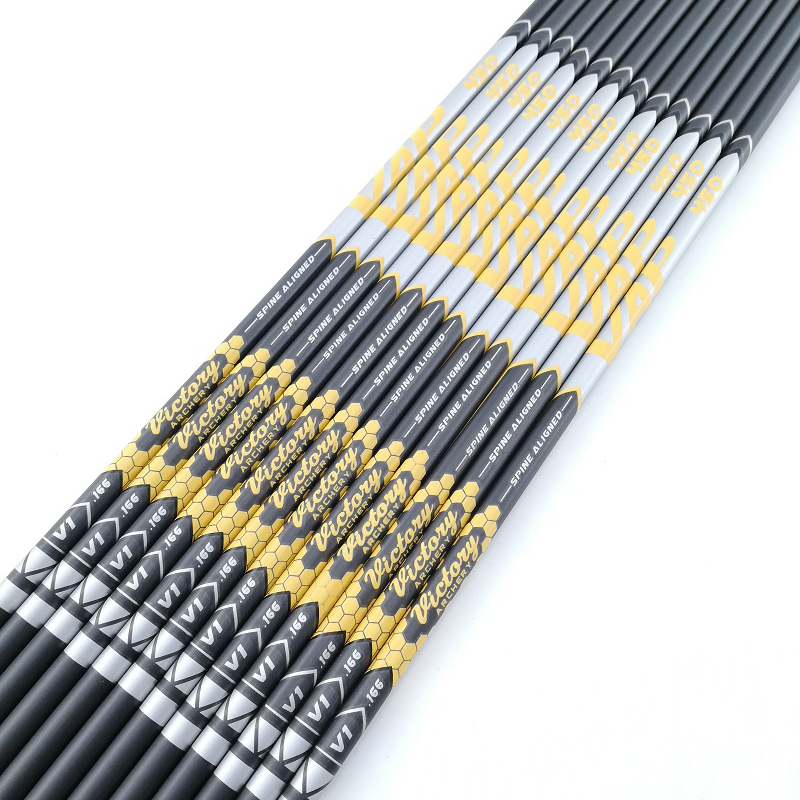 12PCS V1  Spine 350 400 450 50 - Arrow Carbon Shaft のレビューと価格
