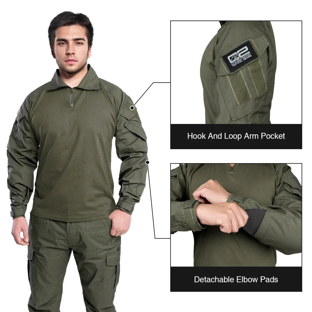 Tactical Shirts G3 Combat Shir - Outdoor Hunting T Shirts のレビューと価格